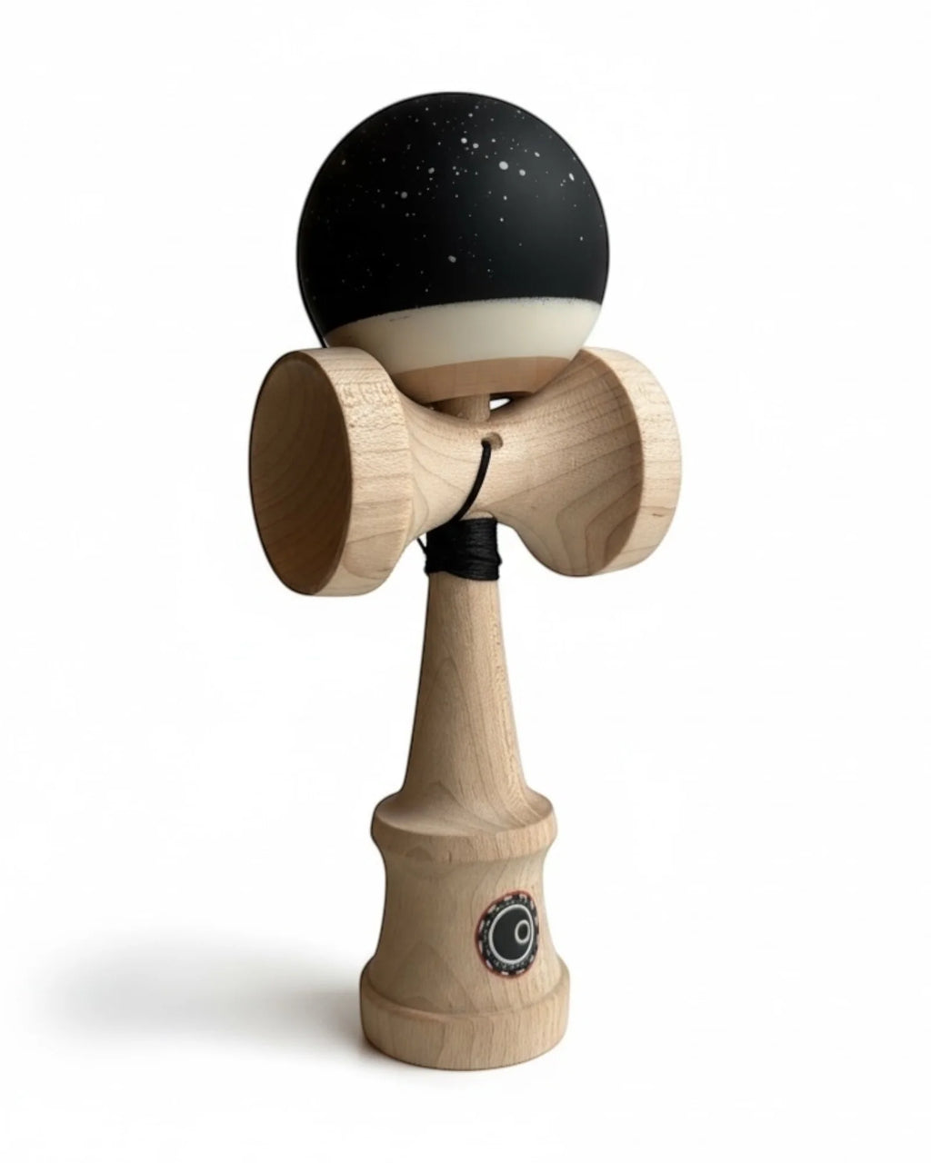 OKendama ' SPLATTER - REVO Black/White ' Full Maple