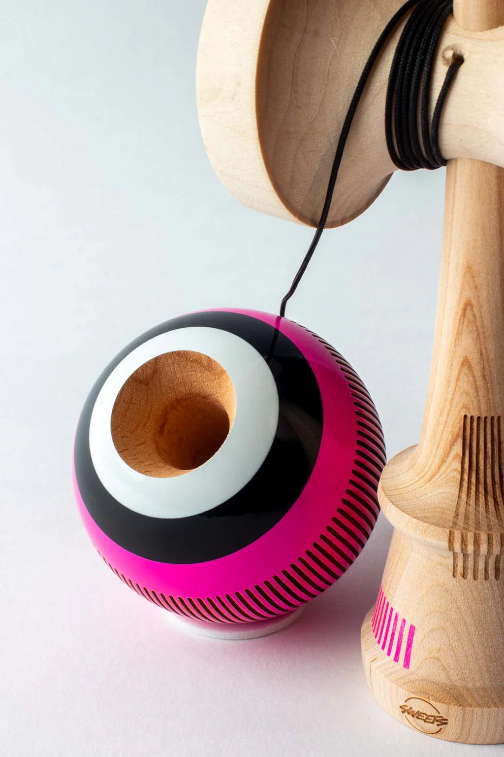 Sweets Kendama ' Broken Bones Electric Pink ' Broken Shape