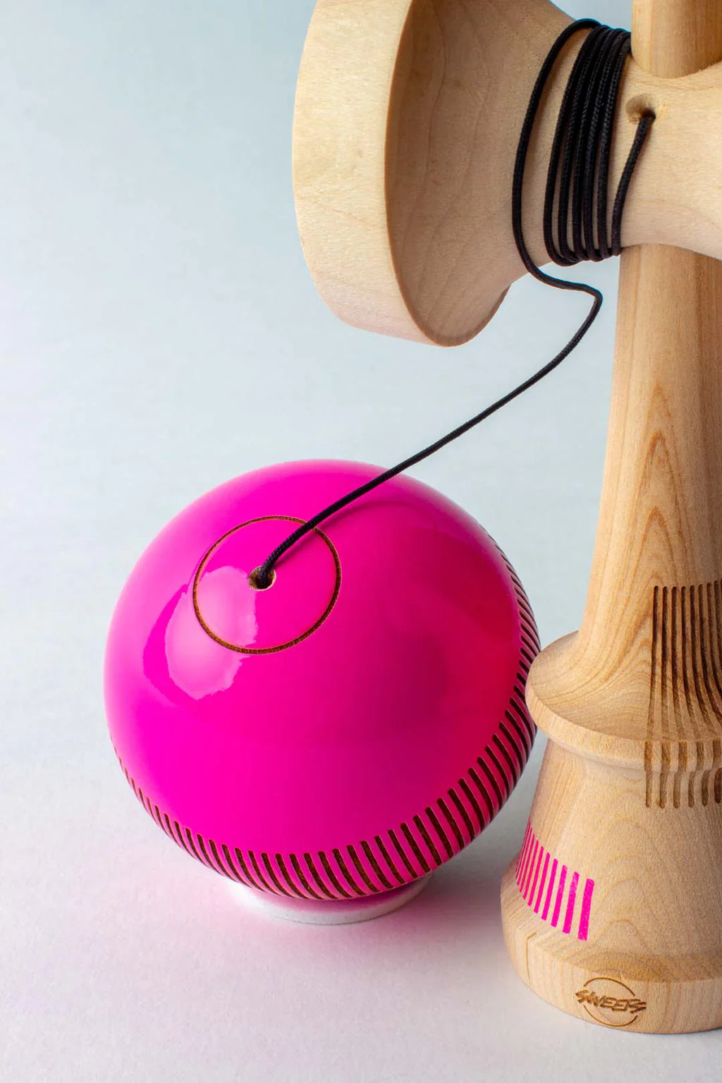 Sweets Kendama ' Broken Bones Electric Pink ' Broken Shape