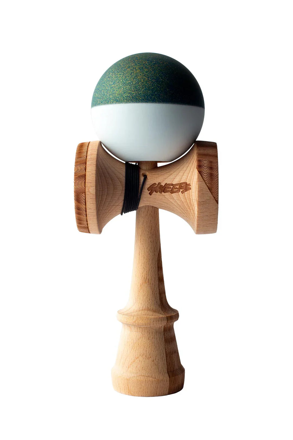 Sweets Kendama ' Disco Bobber Green ' Broken Shape