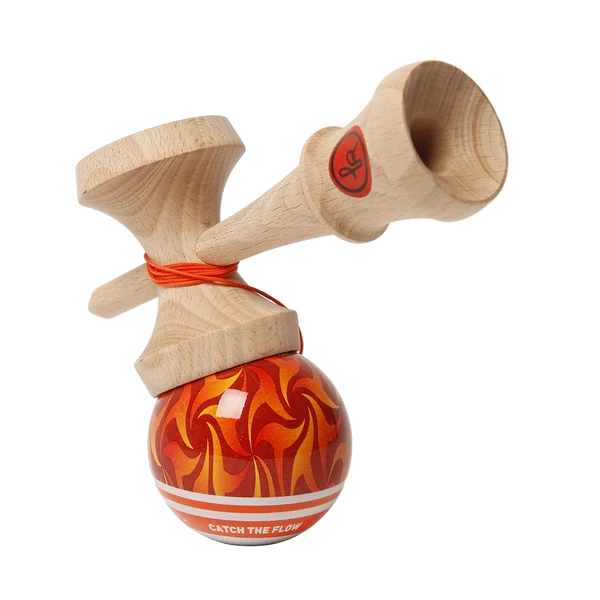 Kendama Europe ' Record Aqua Wildfire ' Sticky