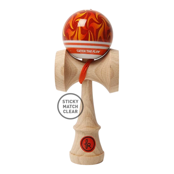 Kendama Europe ' Record Aqua Wildfire ' Sticky